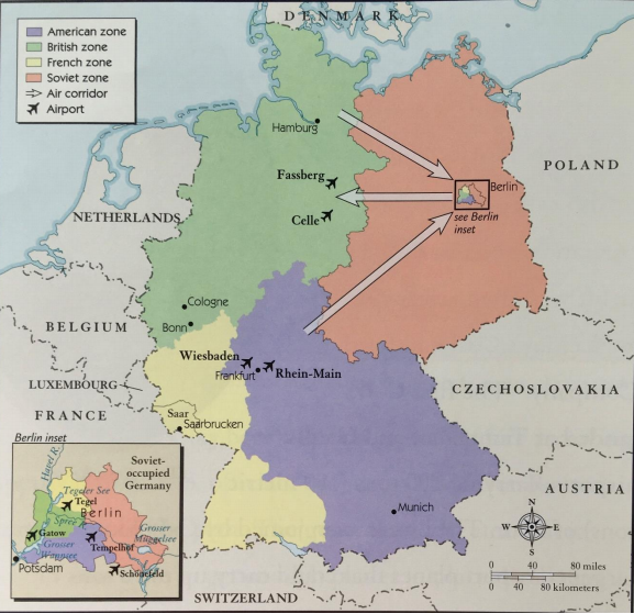 Occupied Germany and Berlin and the Berlin Airlift