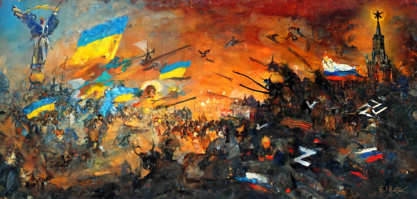 Ukraine Mordor Painting
